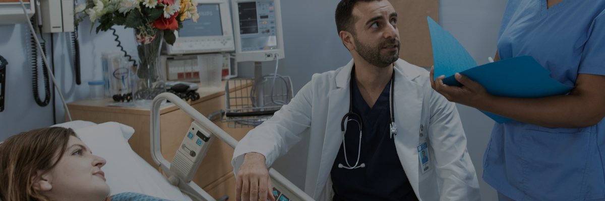 Clinical team preparing for a procedure in a partner hospital theatre